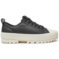  sneakers calvin klein jeans yw0yw01587 μαύρο