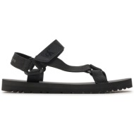  σανδάλια calvin klein jeans sandal velcro rp in btw ym0ym00944 μαύρο