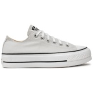  sneakers converse chuck taylor all star lift platform a11538c γκρι