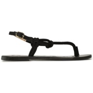  σανδάλια manebi suede leather sandals v 2.2 y0 μαύρο