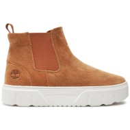  μποτάκια με λάστιχο timberland laurel court tb0a41vjeiz1 μπεζ