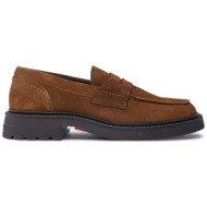  μοκασίνια tommy hilfiger comfort fm0fm05263 καφέ