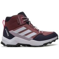  παπούτσια πεζοπορίας adidas terrex ax4r mid rain.rdy if6519 καφέ