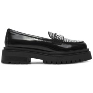  loafers steve madden longhaul sm11003448 μαύρο