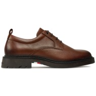  κλειστά παπούτσια tommy hilfiger comfort lwt lth shoe fm0fm05172 καφέ