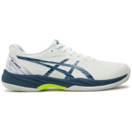  παπούτσια τένις asics gel-game 9 clay/oc 1041a358 λευκό