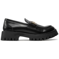  loafers just cavalli 77ra3s82 μαύρο