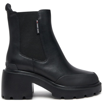 μποτάκια tommy jeans tjw mid heel σε προσφορά