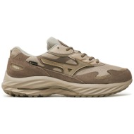  παπούτσια για τρέξιμο mizuno wave rider gtx gore-tex d1ga2452 καφέ