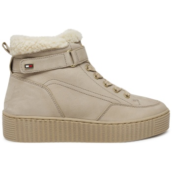 αθλητικά tommy hilfiger faux fur nubuck σε προσφορά