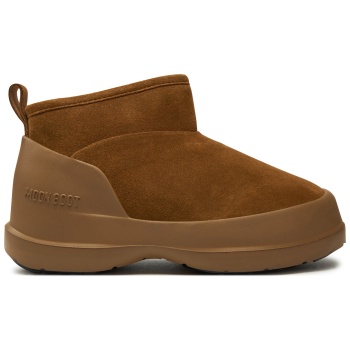 μπότες χιονιού moon boot luna low suede