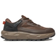  παπούτσια πεζοπορίας jack wolfskin hike ventura lite xt tex low m 4065441 καφέ