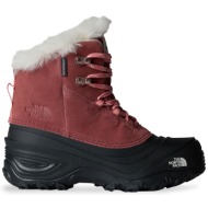  μπότες χιονιού the north face y shellista v lace wp nf0a7w5x7i01-010 ροζ