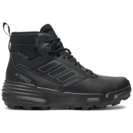  παπούτσια πεζοπορίας adidas unity leather mid rain.rdy if4977 μαύρο