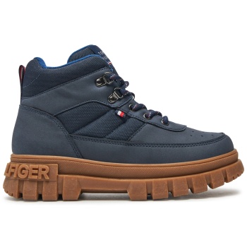 μποτίνια tommy hilfiger lace-up bootie