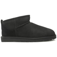  μπότες χιονιού ugg m classic ultra mini 1137391 μαύρο