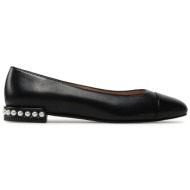  μπαλαρίνες stuart weitzman pearl flat sb753 μαύρο