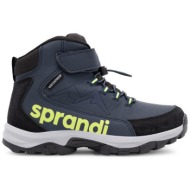  μποτίνια sprandi winter wave cp86-25067 σκούρο μπλε