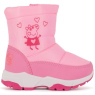  μπότες χιονιού peppa pig cm-aw24-336pp ροζ