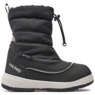  μπότες χιονιού viking toasty pull-on warm gtx gore-tex 3-94015-2 μαύρο