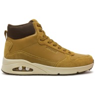  αθλητικά skechers stacre mid 183013/wsk καφέ