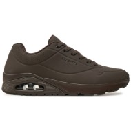  αθλητικά skechers uno stand on air 52458/choc καφέ