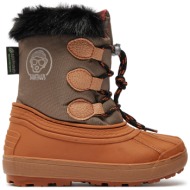  μπότες χιονιού boatilus nippy 02 sint. leather boot nn02 var.41nr πορτοκαλί