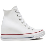  sneakers converse chuck taylor all star wedge platform a11908c λευκό