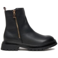  μποτάκια tommy hilfiger chelsea boot t3a5-33566-1351 s μαύρο