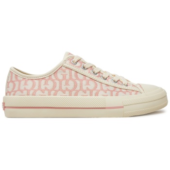 sneakers guess flpcar fal12 ροζ