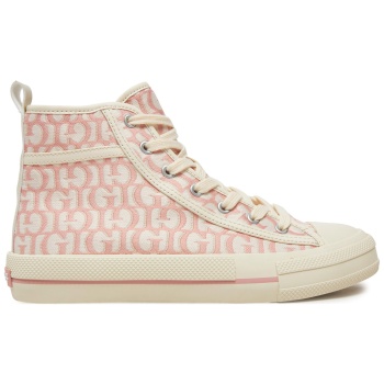 sneakers guess flpcol fal12 ροζ