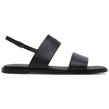 σανδάλια calvin klein flat sandal - he