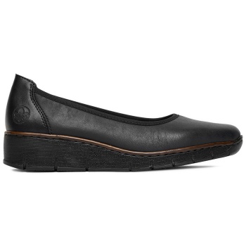 κλειστά παπούτσια rieker 53755-00 μαύρο