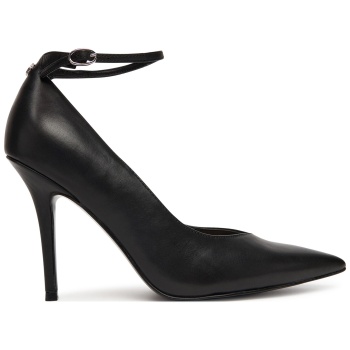 γόβες guess flfnpr lea08 μαύρο