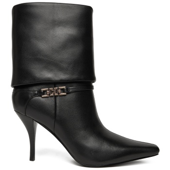 μποτάκια guess flfnxx lea10 μαύρο