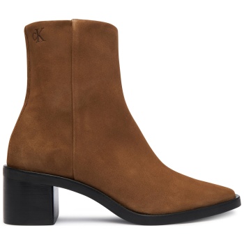 μποτάκια calvin klein hw0hw02592 καφέ