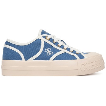 sneakers guess flpiss fal12 μπλε