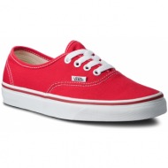  πάνινα παπούτσια vans - authentic vn000ee3red red