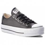  sneakers converse - ctas lift clean ox 561681c black/black/white