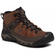  παπούτσια πεζοπορίας keen - targhee iii mid wp 1023030 chestnut/mulch