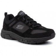  μποτάκια πεζοπορίας skechers - oak canyon 51893/bbk black