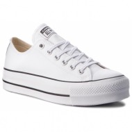  sneakers converse - ctas lift clean ox 561680c white/black/white