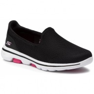  κλειστά παπούτσια skechers - go walk 5 15901/bkhp black/hot pink
