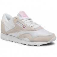  παπούτσια reebok - cl nylon fv4507 white/white/lgtgre