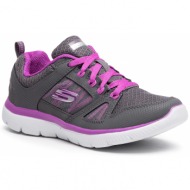  παπούτσια skechers - new world 12997/ccpr charcoal/purple