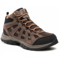  παπούτσια πεζοπορίας columbia - redmond iii mid waterproof bm0168 cordovan/elk 231