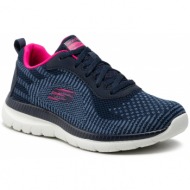  παπούτσια skechers - purist 149220/nvhp navy/hot pink