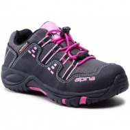  παπούτσια πεζοπορίας alpina - atos 6408-2k grey/black