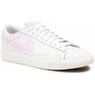  παπούτσια nike - blazer low leather ci6377 106 white/pink foam/sail