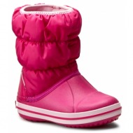  χιονιού crocs - winter puff boot kids 14613 candy pink